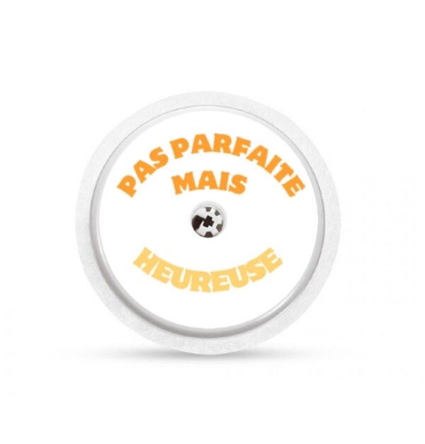 Stickers Freestyle Libre 2 - Pas parfaite mais heureuse