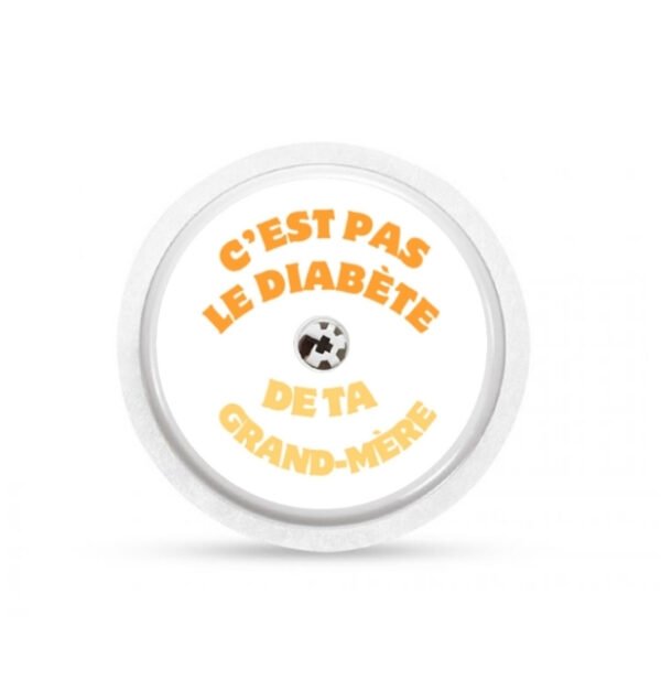Copie de Freestyle New Typo (72) Stickers Freestyle Libre 2 - C'est pas le diabète de ta grand-mère