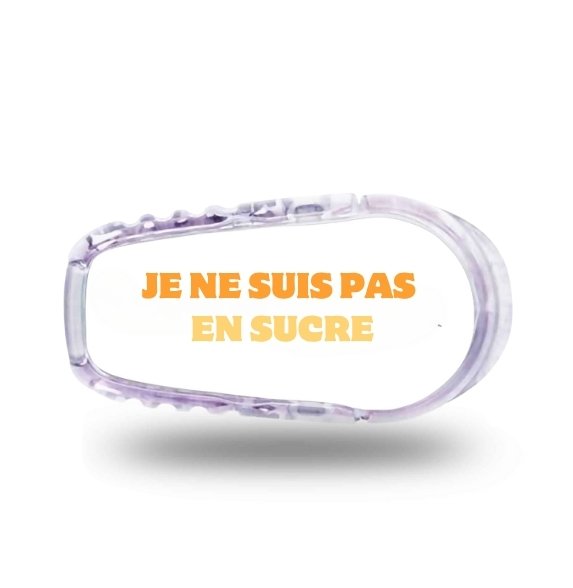 Dexcom New typo (17) Stickers Dexcom G6 - Je ne suis pas en sucre