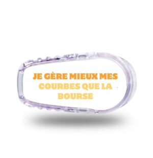 Dexcom New typo (28) Stickers Dexcom G6 - Je gère mieux mes courbes que la bourse