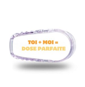 Dexcom New typo (44) Stickers Dexcom G6 - Toi + Moi = Dose parfaite