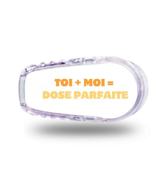 Dexcom New typo (44) Stickers Dexcom G6 - Toi + Moi = Dose parfaite