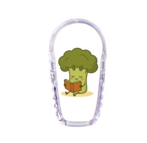 Stickers Dexcom G6 - Brocoli qui lit Stickers Dexcom G6 - Brocoli qui lit