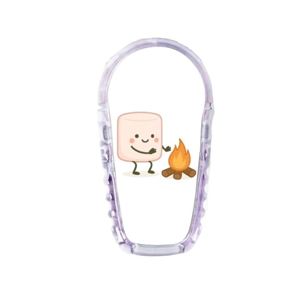 Stickers Dexcom G6 - Chamallow Feu de Camp