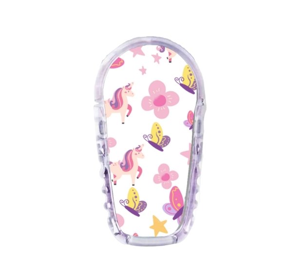 Stickers Dexcom G6 - Fond Licorne Stickers Dexcom G6 - Fond licornes