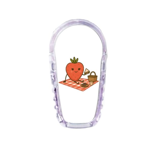 Stickers Dexcom G6 - Fraise Pique-nique Stickers Dexcom G6 - Fraise Pique-Nique