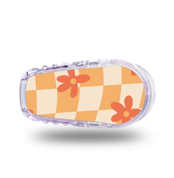 Stickers Dexcom G6 Marguerite - Jaune Orange Stickers Dexcom G6 - Marguerite