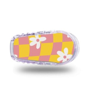 Stickers Dexcom G6 Marguerite - Rose blanc Stickers Dexcom G6 - Marguerite