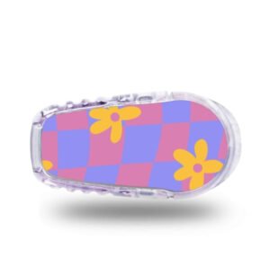 Stickers Dexcom G6 Marguerite - Violet jaune Stickers Dexcom G6 - Marguerite