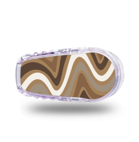 Stickers Dexcom G6 Swing - Mix marron Stickers Dexcom G6 - Swing