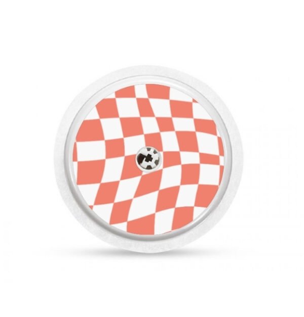 Stickers Freestyle - Echiquier pop - Rose blanc Stickers Freestyle Libre 2 - Echiquier Pop