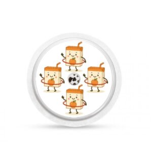 Stickers Freestyle Libre 2 - Briquettes Orange