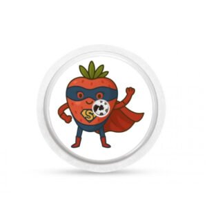 Stickers Freestyle Libre 2 - Fraise Héros