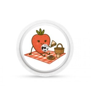 Stickers Freestyle Libre 2 - Fraise Pique-nique