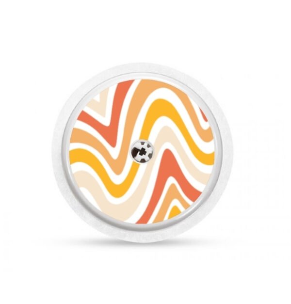 Stickers Freestyle Libre Swing - Jaune-Gris Stickers Freestyle Libre 2 - Swing