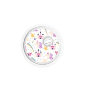 Copie de Freestyle 3 personnage + texte (24) Stickers Freestyle Libre 3 - Fond princesse