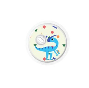 Copie de Freestyle 3 personnage + texte (38) Stickers Freestyle Libre 3 - Parasaurolophus