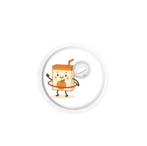 Copie de Freestyle 3 personnage + texte (54) Stickers Freestyle Libre 3 - Briquette Orange