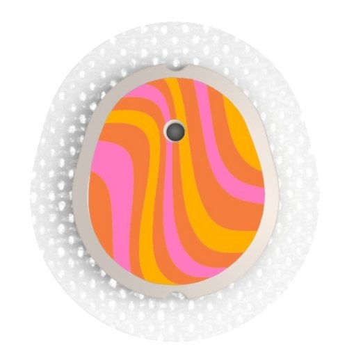 Dexcom G7 couleurs Stickers Dexcom G7 et One + Wavy Mix