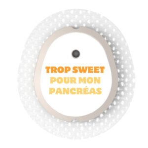Stickers Dexcom G7 et One + Trop sweet pour mon pancréas