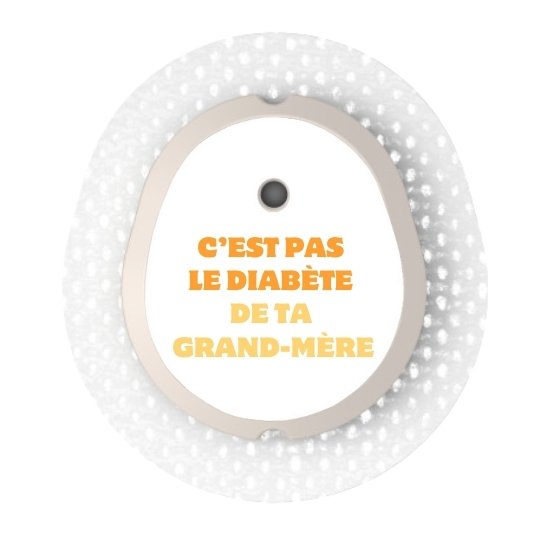 Dexcom G7 couleurs Stickers Dexcom G7 et One + C'est pas le diabète de ta grand-mère