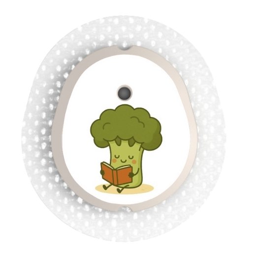 Stickers Dexcom G7 et One + Brocoli qui lit