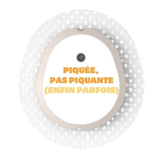 Dexcom G7 couleurs (48) Stickers Dexcom G7 et One + Piquée, pas piquante (enfin parfois)