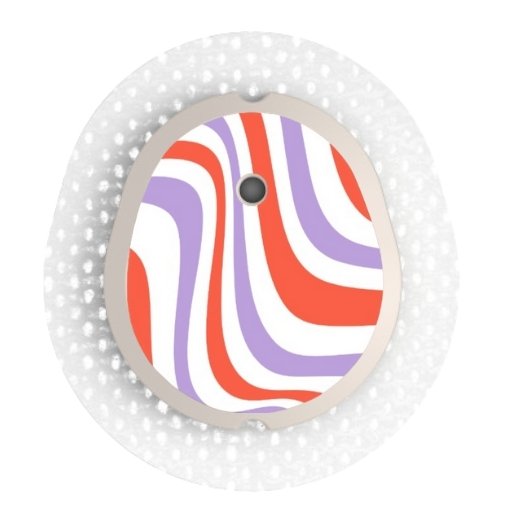 Dexcom G7 couleurs (5) Stickers Dexcom G7 et One + Wavy Mix