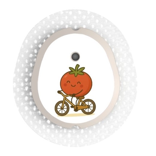 Stickers Dexcom G7 et One + Tomate Vélo