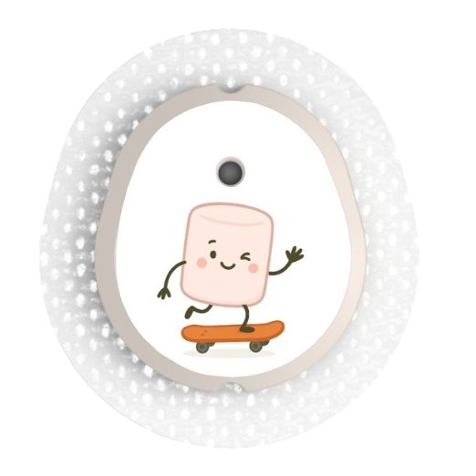 Stickers Dexcom G7 et One + Chamallow Skate