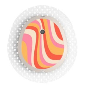 Dexcom G7 couleurs (7) Stickers Dexcom G7 et One + Wavy Mix