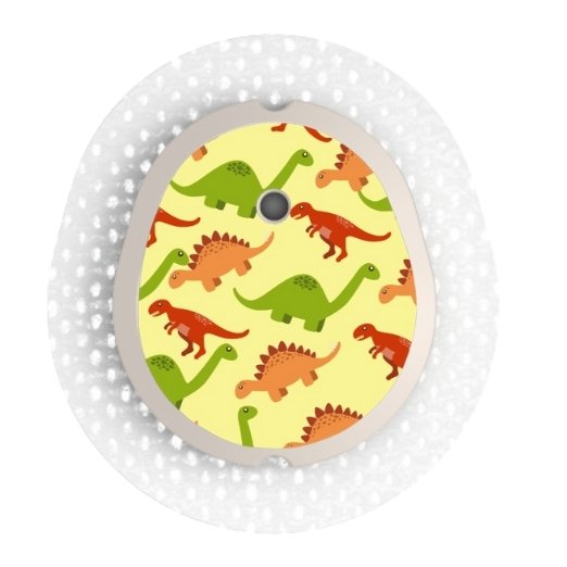Stickers Dexcom G7 et One + Fond Dinosaures