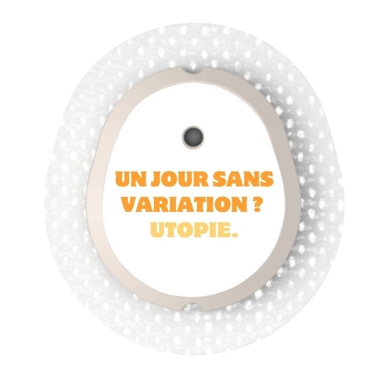 Stickers Dexcom G7 et One + Un jour sans variation ? Utopie.