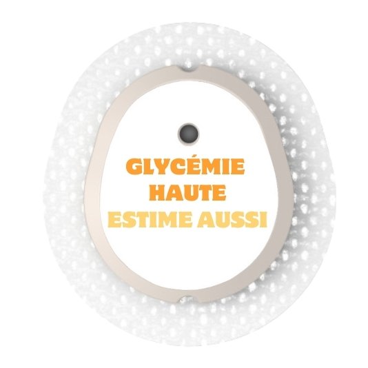 Stickers Dexcom G7 et One + Glycémie haute estime aussi