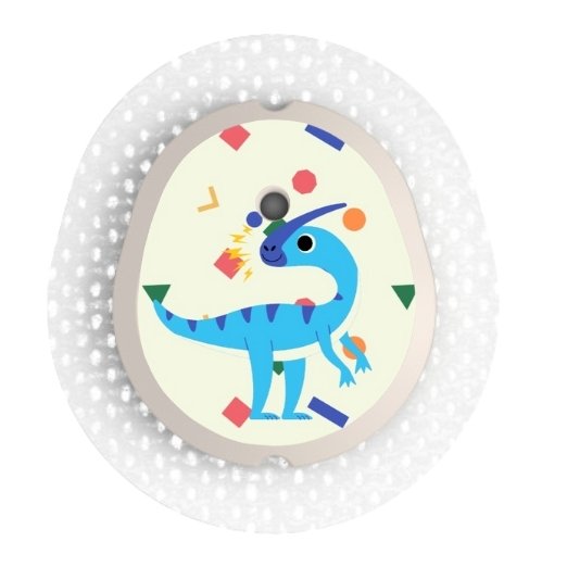 Dexcom G7 couleurs (77) Stickers Dexcom G7 et One + Parasaurolophus