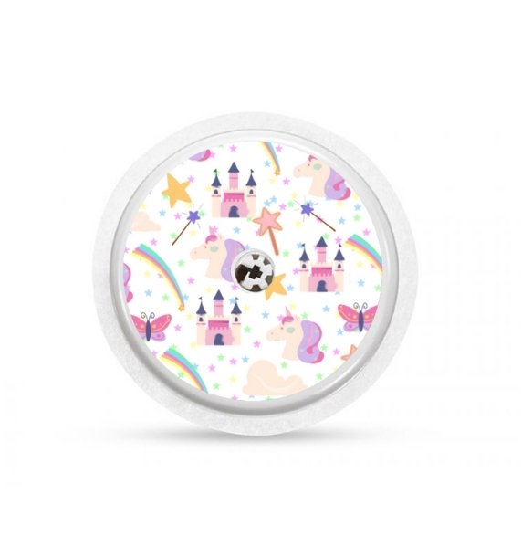 Freestyle enfants Stickers Freestyle Libre 2 -Fond princesse