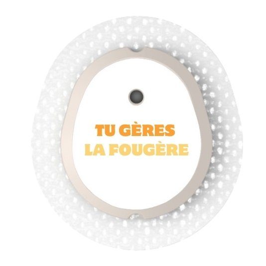 Stickers Dexcom G7 et One + Tu gères la fougère
