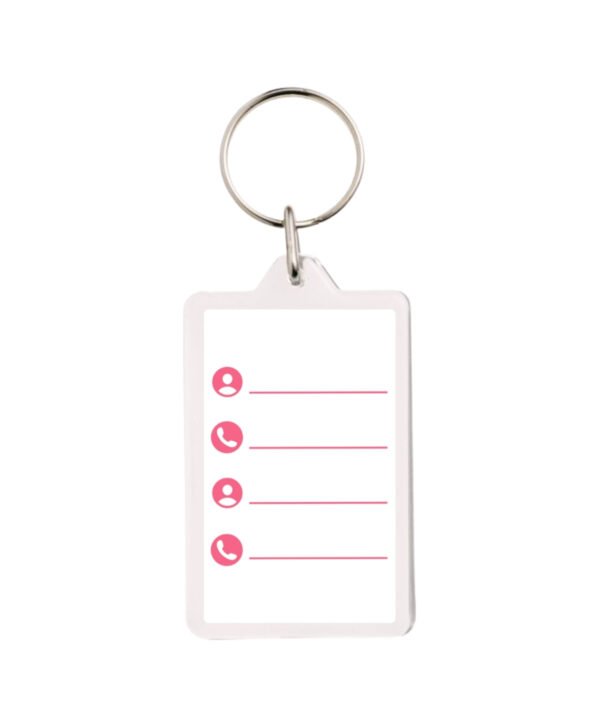 Porte-clés DT1 - Rose