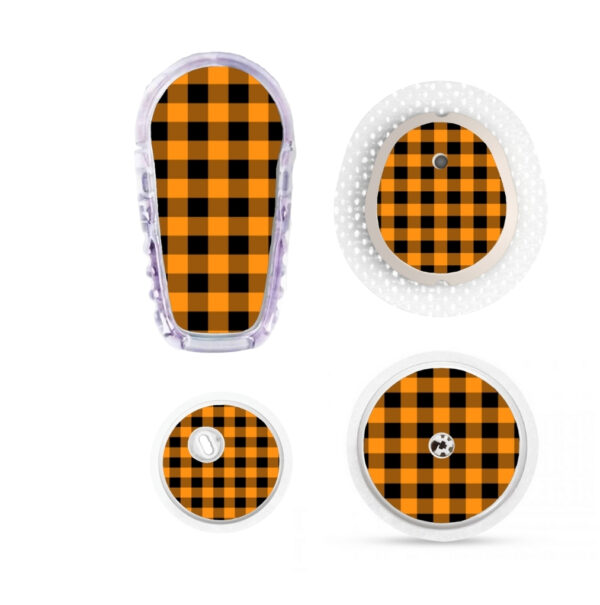 Stickers Automne - Damier Halloween