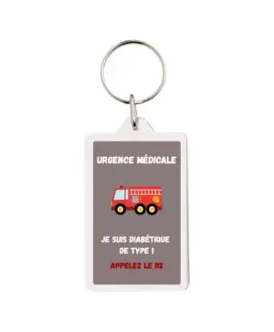 Porte-clés DT1 - Camion de Pompier