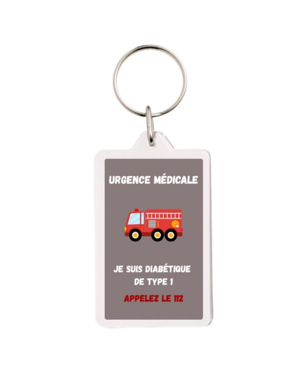 Porte-clés DT1 - Camion de Pompier
