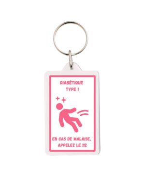 Porte-clés DT1 - Rose