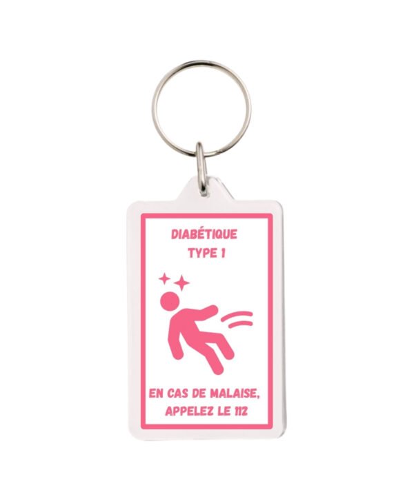 Porte-clés DT1 - Rose