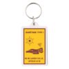 Porte-clés DT1 - "Ne me laissez pas là" Jaune/Marron