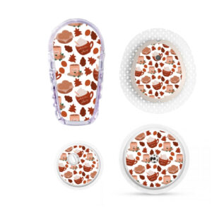 Design sans titre (5) Stickers Automne - Fond Gourmandises