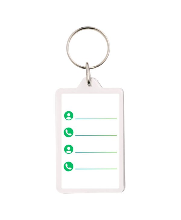 Porte-clés DT1 - Vert/Bleu