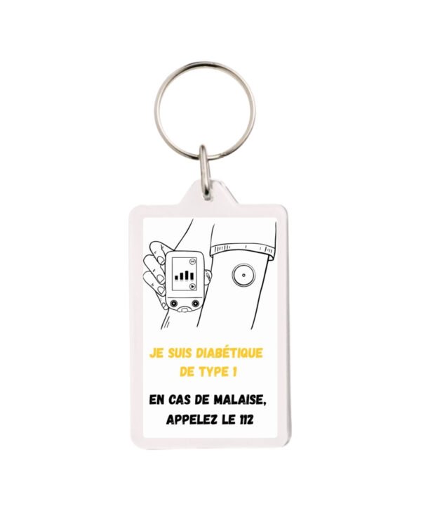 Porte-clés DT1 - Lecteur de glycémie