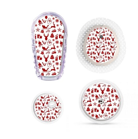 Stickers Hiver - Fond Mix