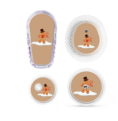 Stickers Hiver - Bonhomme Pain d'épice