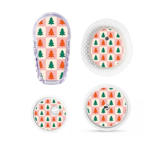 Copie de Sans titre (6) Stickers Hiver - Fond Sapins